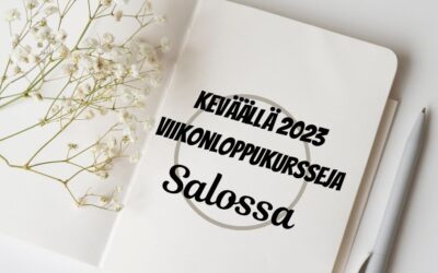 Kirjan talon kurssit Salossa keväällä 2023